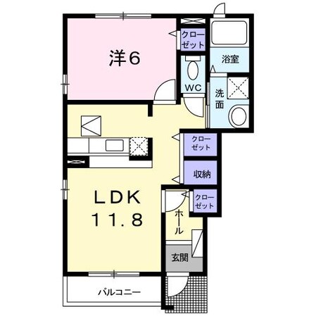 松阪駅 徒歩13分 1階の物件間取画像